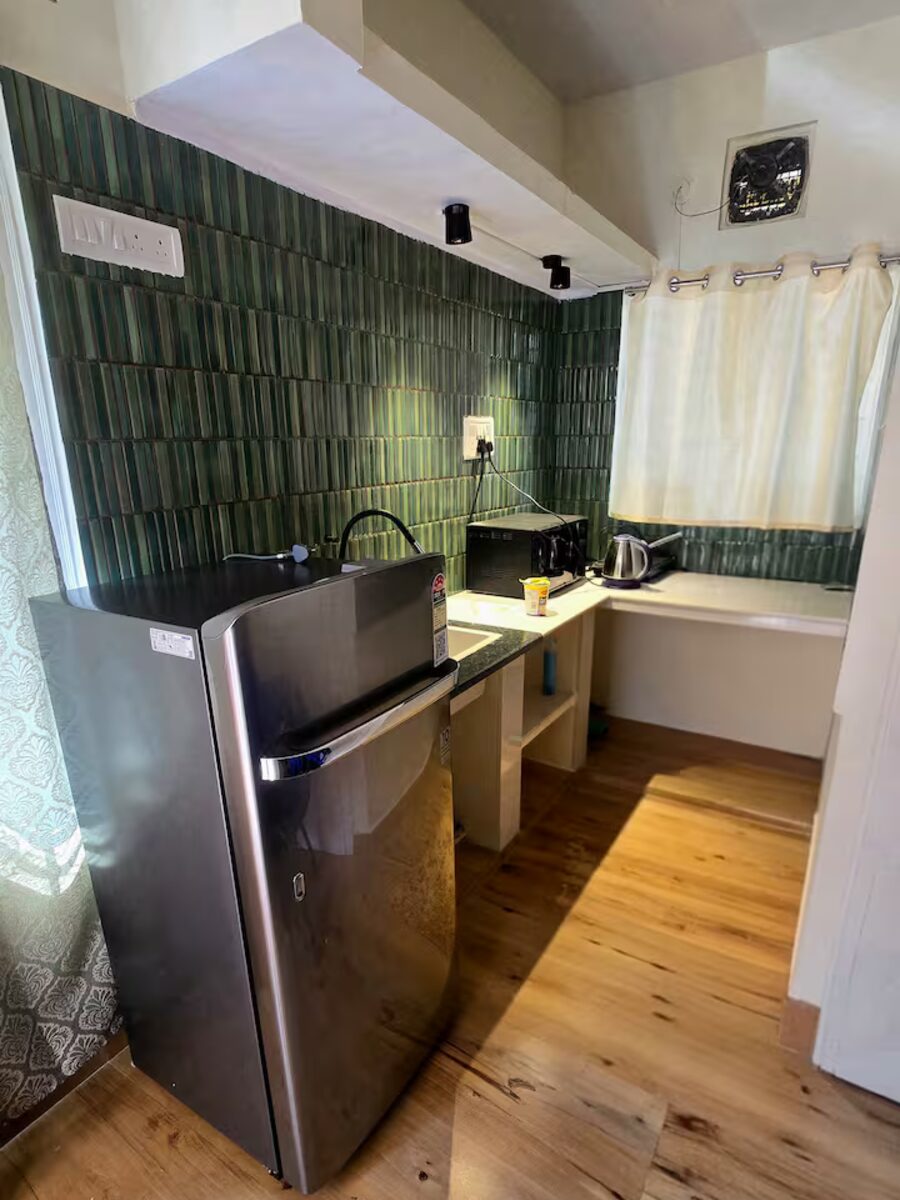 Refrigerator in the kitchenette